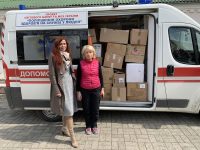Humanitarian aid from the volunteer center of the Ukrainian Armed Forces of Ukraine for the Armed Forces, medical institutions, etc.